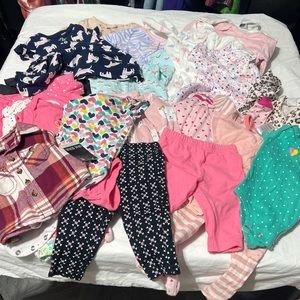Bundle of baby girl clothes size 3 months